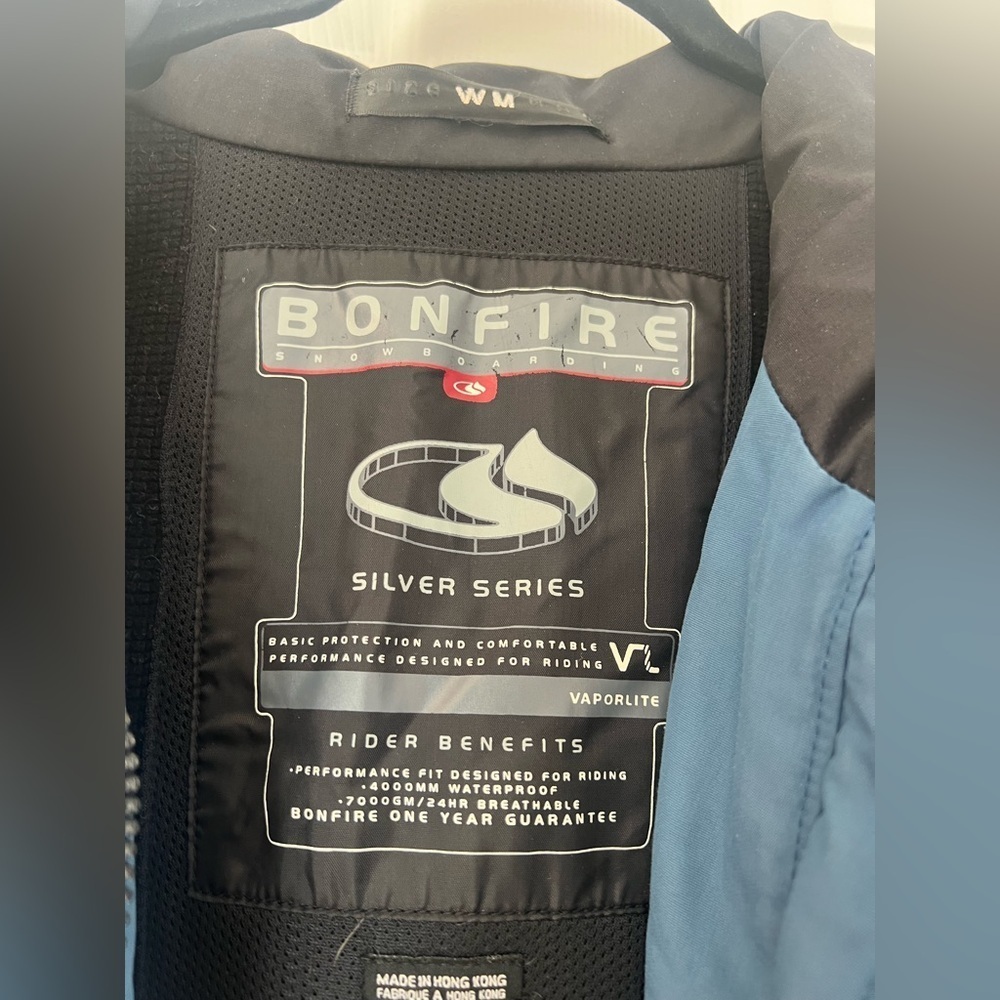 Vintage Bonfire Snowboarding Silver Series Jacket - Picture 3 of 4